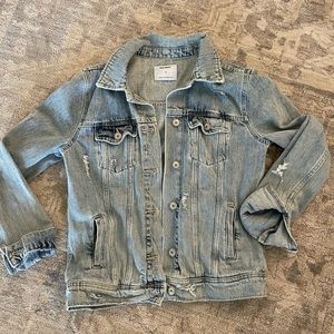 Old Navy Distressed Jean Jacket